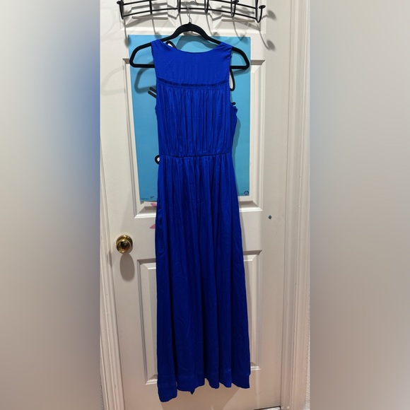 Banana Republic Goddess Maxi Dress Cobalt Blue - Picture 6 of 8